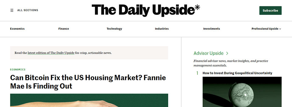 The Daily Upside Newsletter