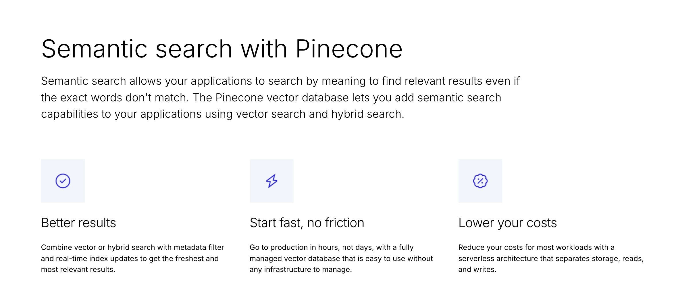 Semantic Search Pinecone Vector Database